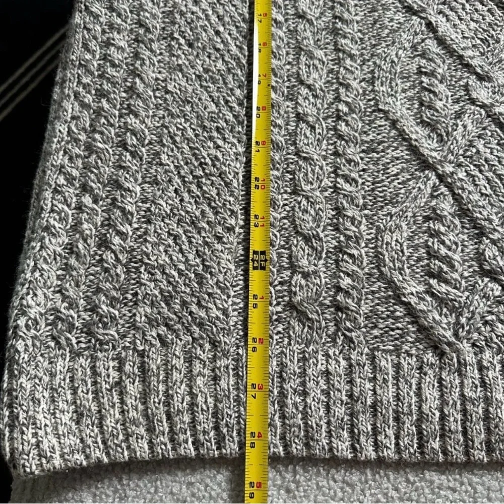 VTG Eddie Bauer Wool Cable Knit Fisherman Sweater, Made in USA, Men’s Size XL - Picture 5 of 6